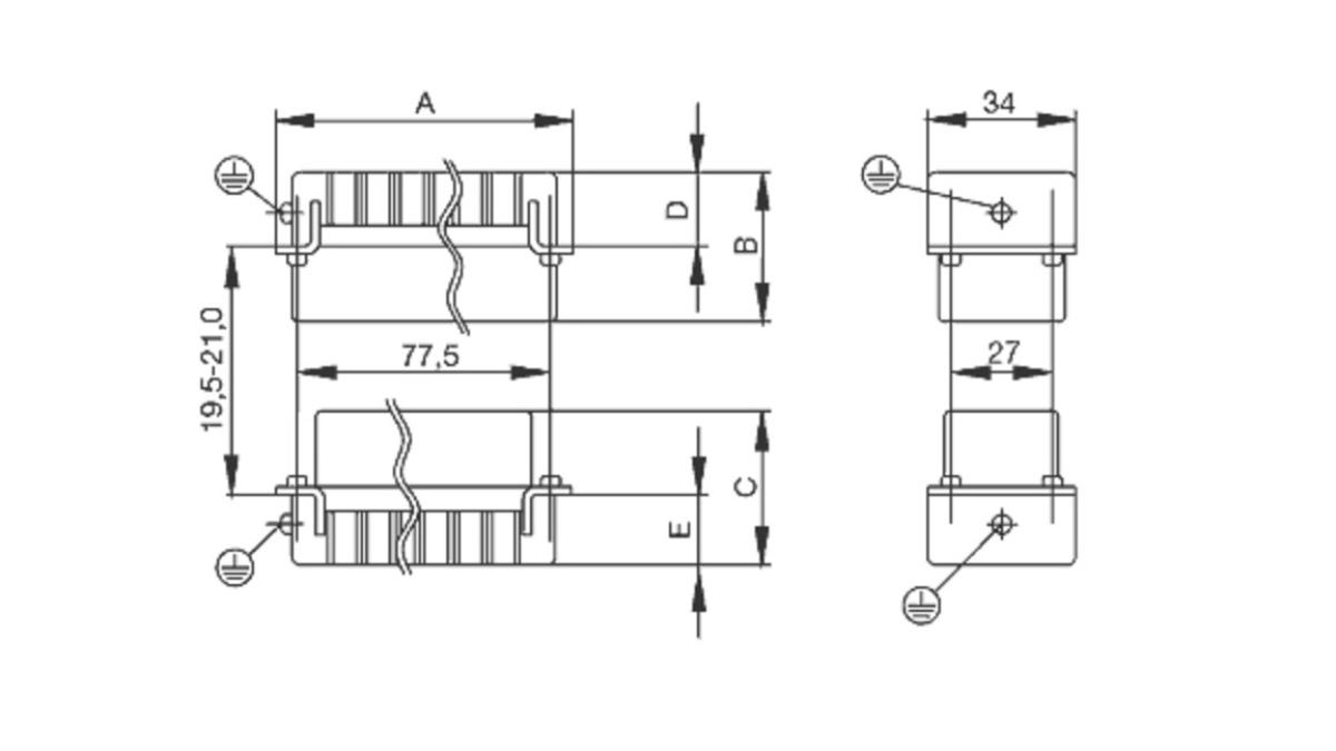 HDC HE 16BS FEMALE INSERT (DE)