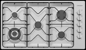 WESTINGHOUSE 90CM SS GAS COOKTOP WESTINGHOUSE 90CM SS GAS COOKTOP