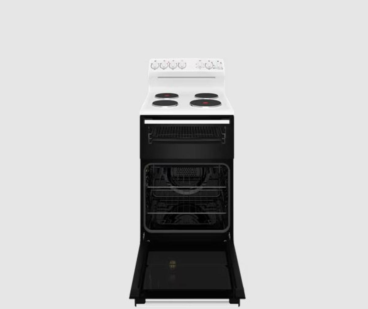 FREESTANDING ELECTRIC COOKER 54CM WHITE