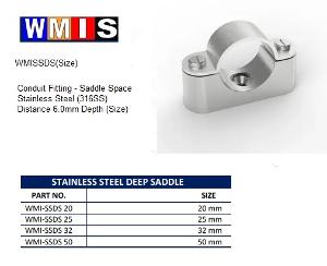 DISTANCE SADDLE STAINLESS STEEL 25MM
