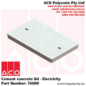 TYPE 5 CONCRETE PIT LID CLASS-A ELECTRIC