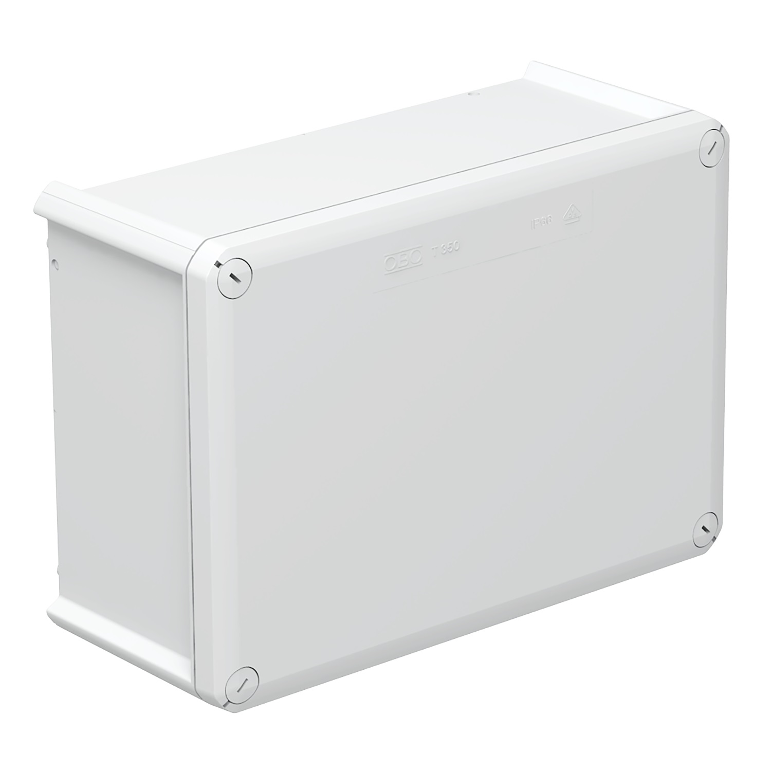 PVC ADAPTABLE BOX T350 285x201x120MM GRY