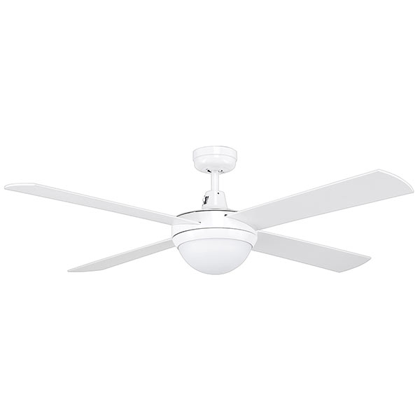 C/FAN TEMPEST 52IN 1320MM 4BL AC+LGT WHT