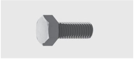 HEX HEAD BOLT M8X30MM HDG