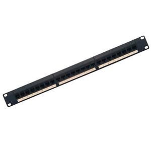 CAT6 LOADED UNSHLD PATCH PANEL 24PORT