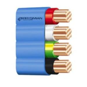 AIRCON CABLE FLAT 2.5MM 3C&E BLUE