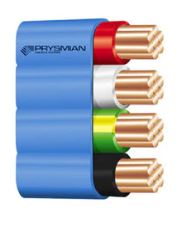 AIRCON CABLE FLAT 2.5MM 3C&E BLUE