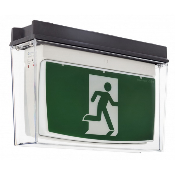 WEATHERPROOF EXIT SINGLE OR DOUBLE SIDED