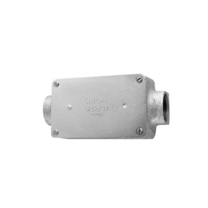 JUNCTION BOX GALV C/IRON RECT 32MM 3WAY