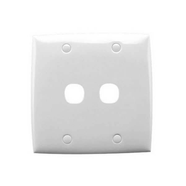 PLATE ONLY 2G SQUARE PLT VERTICAL WHITE