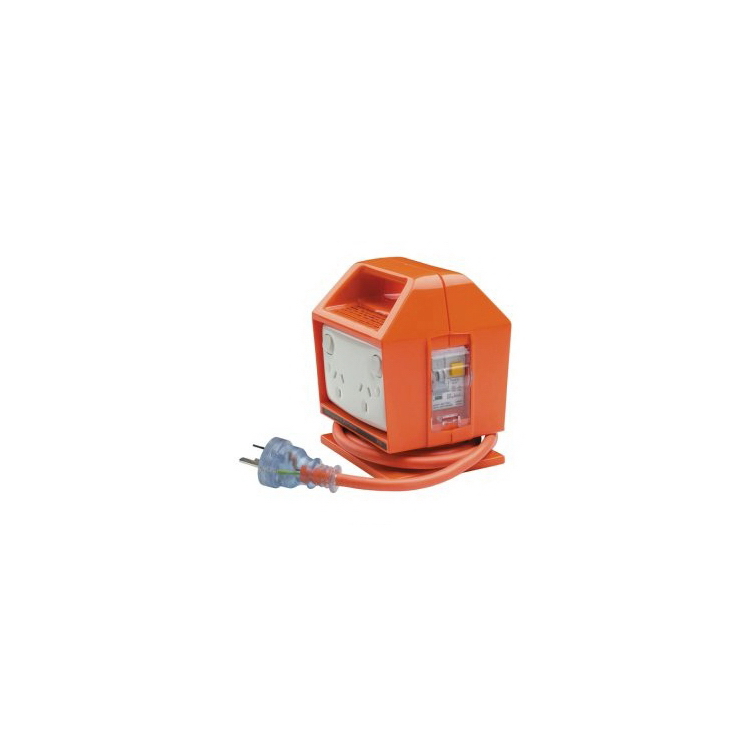 RCD PROT 10MA OUTLET PORTABLE 4G 10A OR