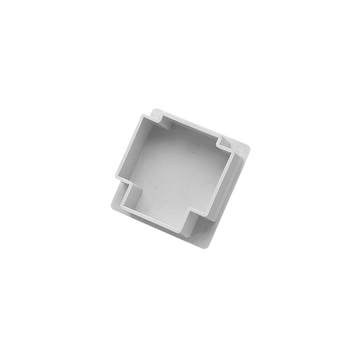 DUCT END CAP 100MM X 100MM GREY