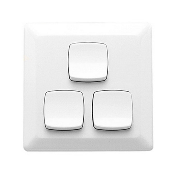 PRESTIGE SWITCH SQUARE 3G 10A WHITE