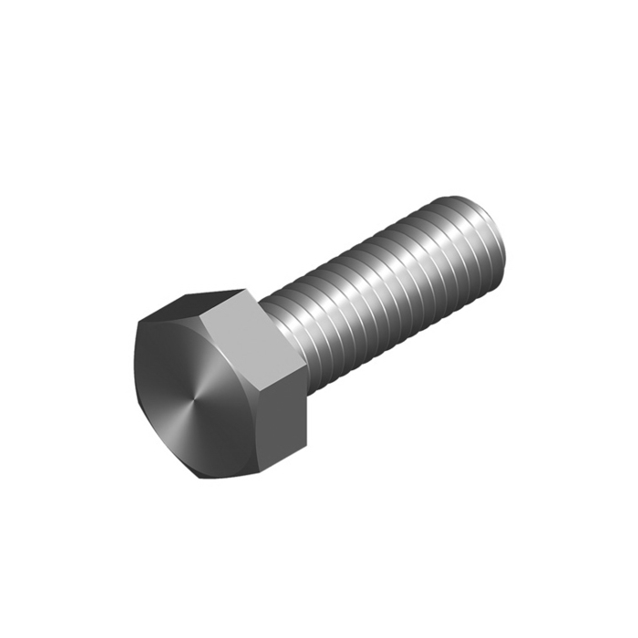 HEX HEAD BOLT M10X25MM HDG