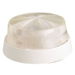 BULKHEAD 100W BC CLR DIF/WHT BASE IP33