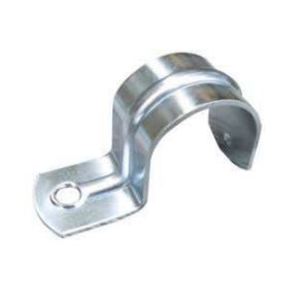 HALF SADDLE ZINC PLATED 25MM 6.5MM HOLE