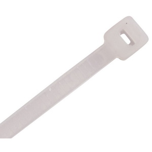 NYLON CABLE TIE 200X4.8MM NATURAL 100PK