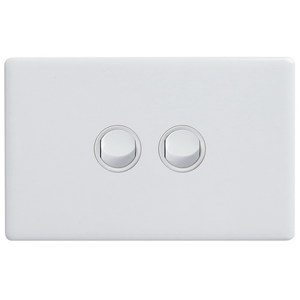 EXCEL E-DED 16A 2G SWITCH HORIZONTAL WHT