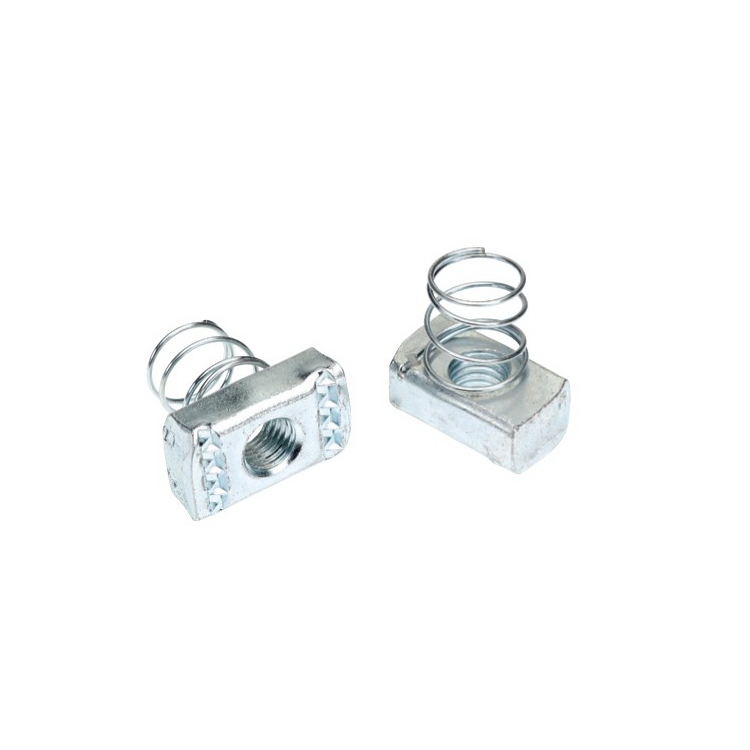 SPRING NUT LONG SPRING M10 ZINC PLATED
