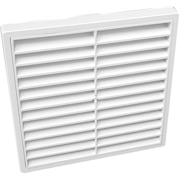 FIXED GRILLE 125MM WHITE