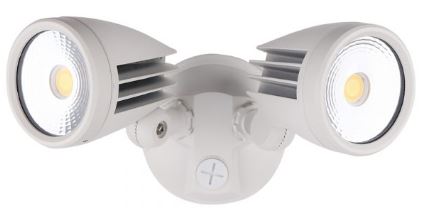 LED SENSOR LGT TWIN FORTRESS 30W CCT WHT