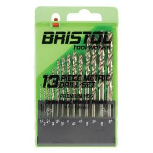 BRISTOL 13PC METRIC JOBBER DRILL SET