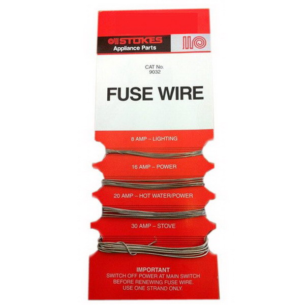 FUSE WIRE CARD 8A 16A 20A & 30A