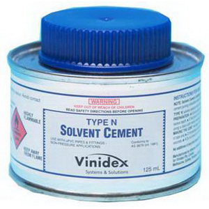 PVC SOLVENT CEMENT TYPE N BLUE 4LTR