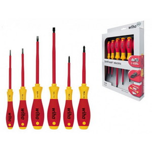 SLOT/PH SCREWDRIVER SET 1000V INSUL 6PCE