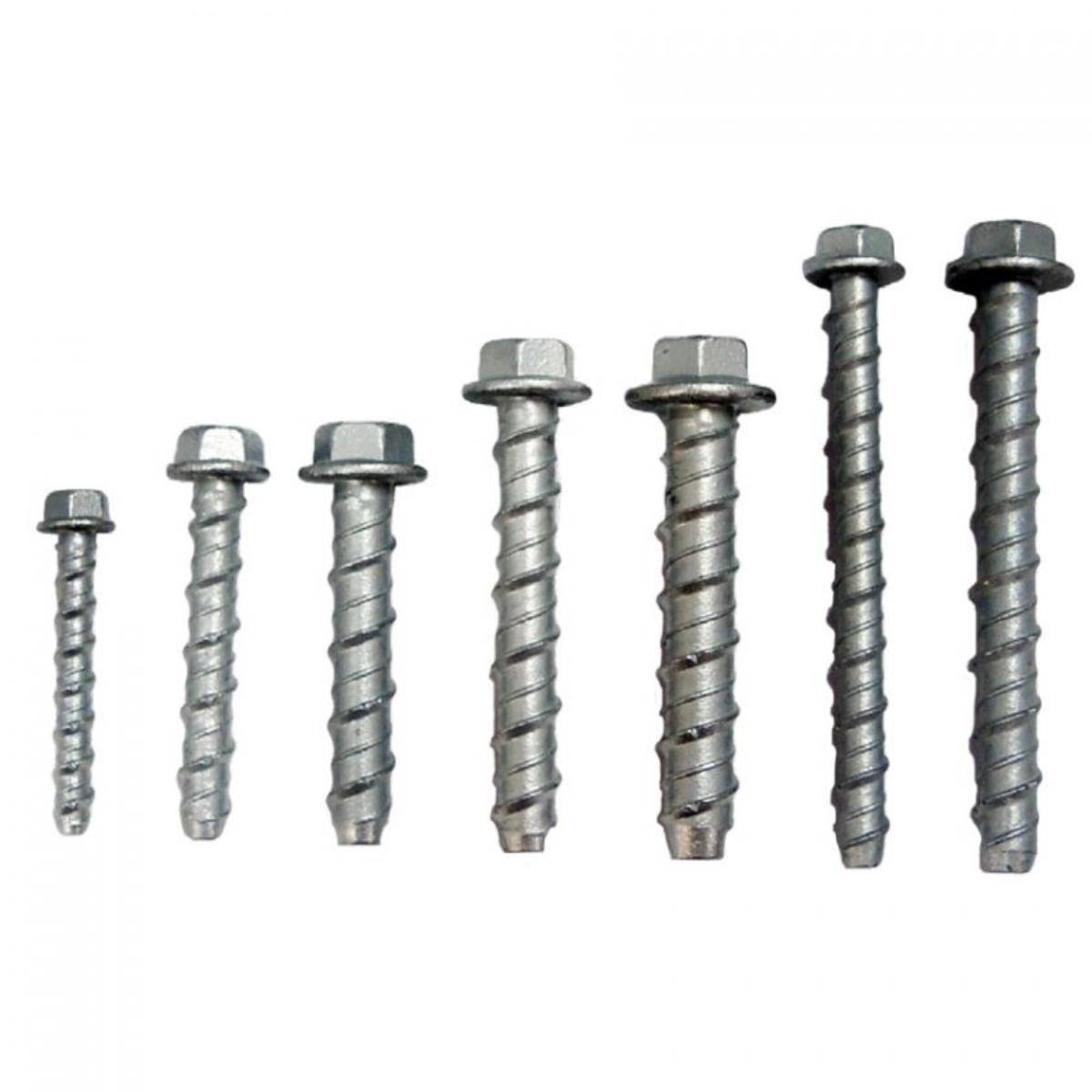 HEX SCREW BOLT ANCHORS MECH GAL 6MM X 50