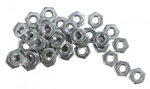 STEEL HEX NUTS ZINZ PLT 3/16IN