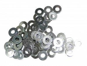 STEEL FLAT WASHERS ZINZ PLT 5/32IN